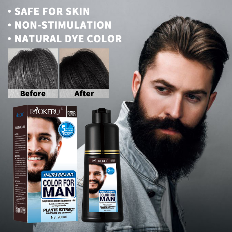 Nuevo champú para teñir Barba  - Hair Spray Color reseña y precio