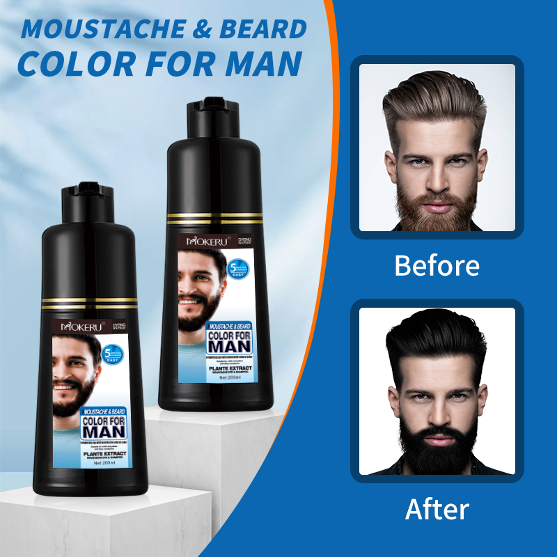 Nuevo champú para teñir Barba  - Hair Spray Color reseña y precio